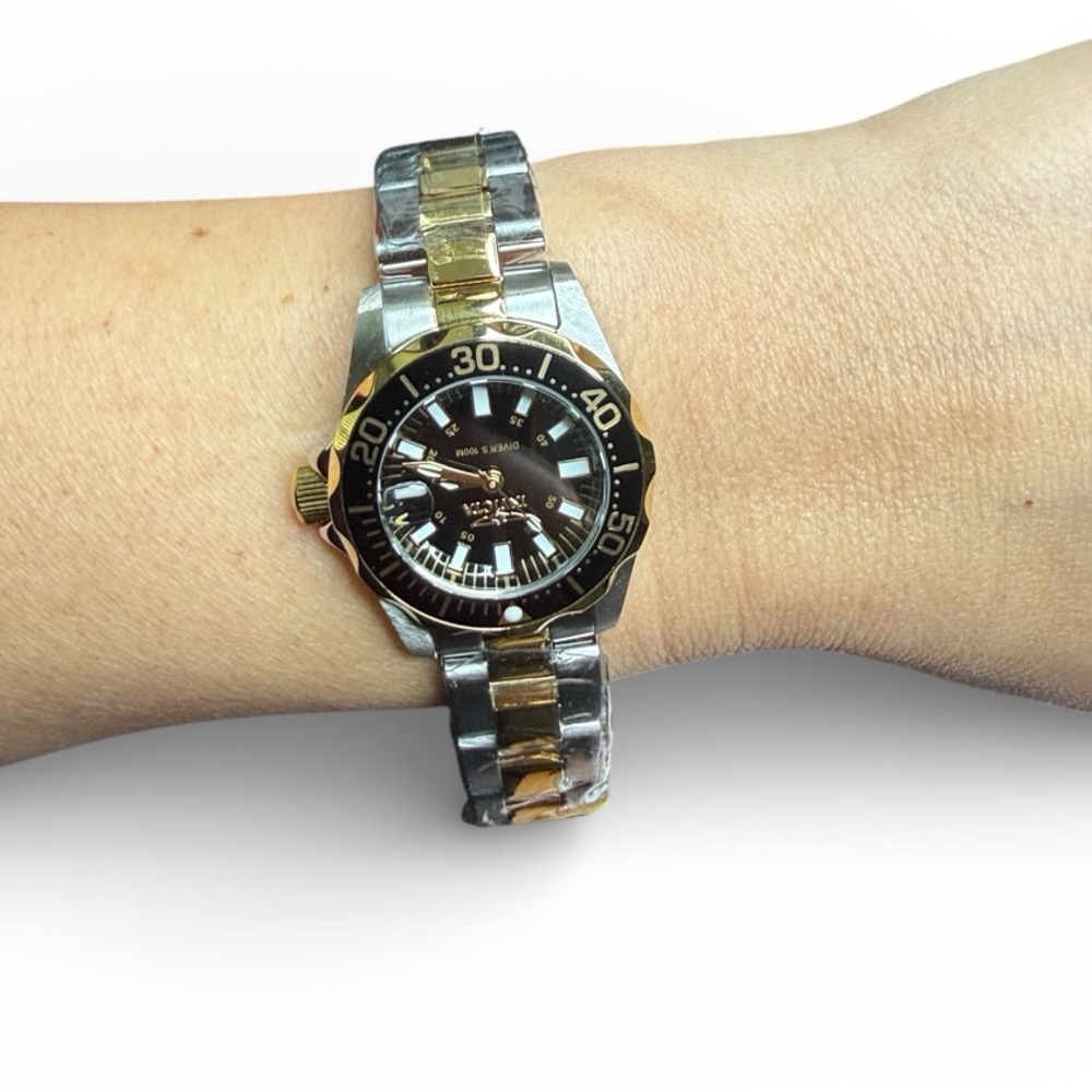 Invicta Signature Swiss Ronda 585 Caliber Women's Watch - 27mm, Steel, Gold 7063